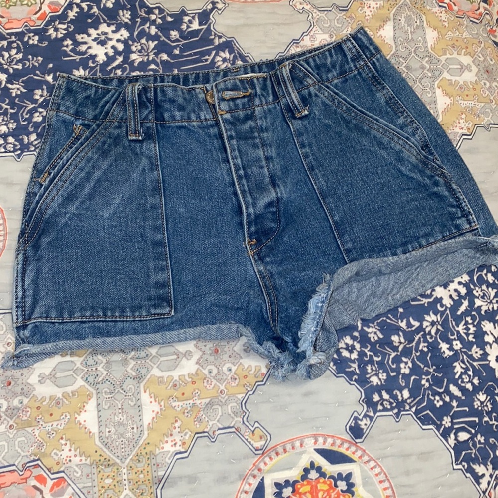 denim cutoff shorts